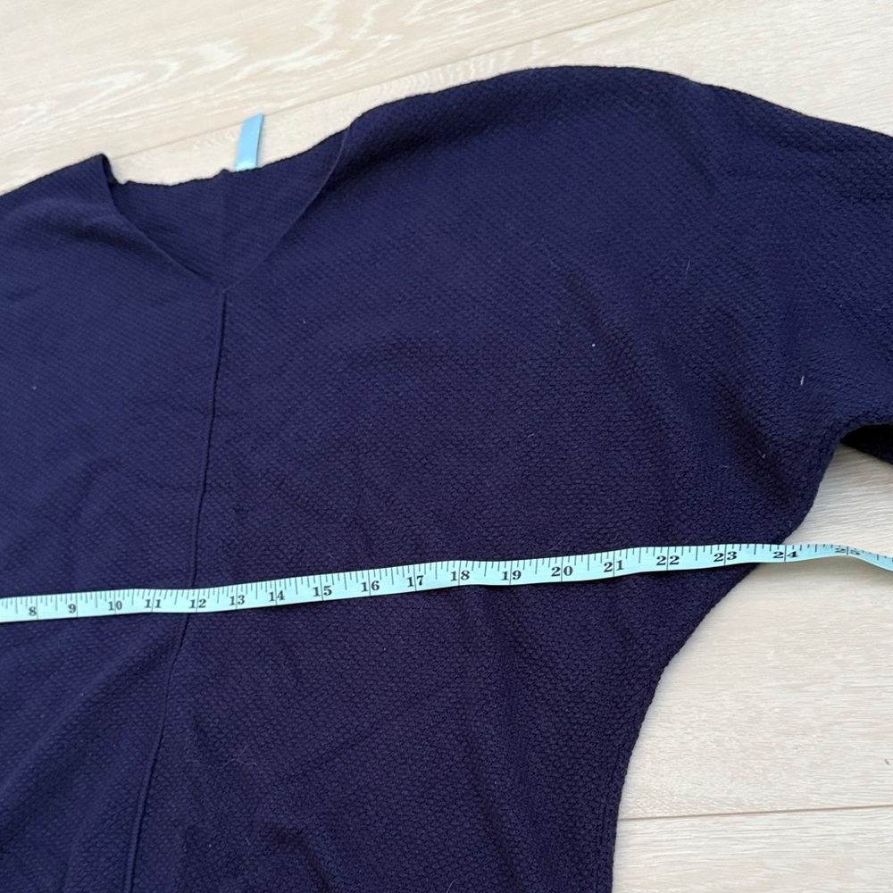 3/$10 Navy V-Neck Long Sleeve Sweater - Picture 3 of 6
